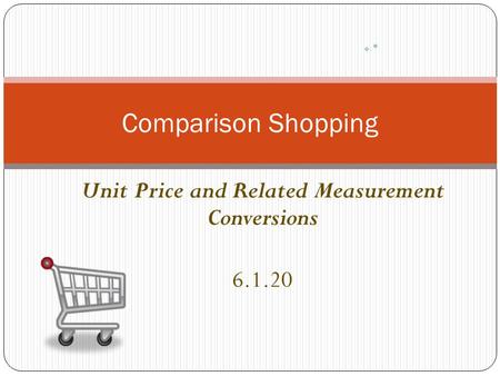 Unit Price and Related Measurement Conversions