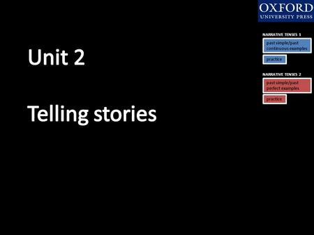 NARRATIVE TENSES 1 past simple/past continuous examples past simple/past continuous examples past simple/past perfect examples past simple/past perfect.