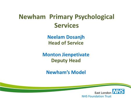 Newham Primary Psychological Services