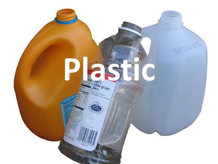 Plastic. 6 Types of Plastic: 1.Polyethlene Terephthalate (PETE) 2. High Density Polyethlene (HDPE) 3. Vinyl (V) 4. Low Density Polyethlene (LDPE) 5. Polypropylene.
