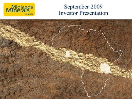 September 2009 Investor Presentation. Forward-Looking Statement Certain statements contained in the following presentation constitute forward- looking.