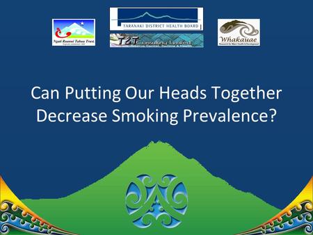 Can Putting Our Heads Together Decrease Smoking Prevalence?