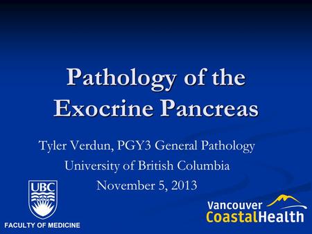 Pathology of the Exocrine Pancreas