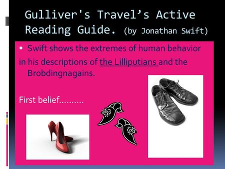 Gulliver's Travel’s Active Reading Guide. (by Jonathan Swift)