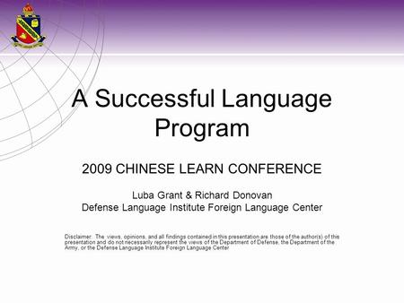 A Successful Language Program