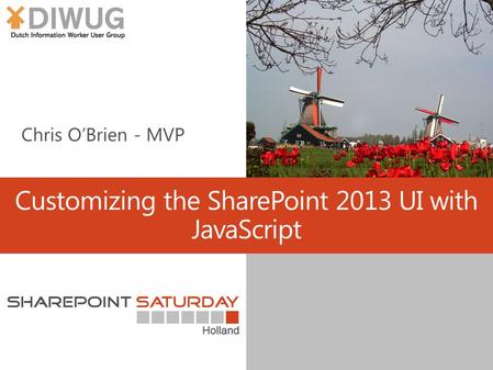 Customizing the SharePoint 2013 UI with JavaScript.