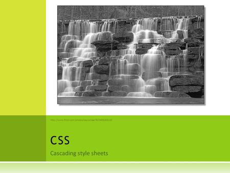 Cascading style sheets CSS