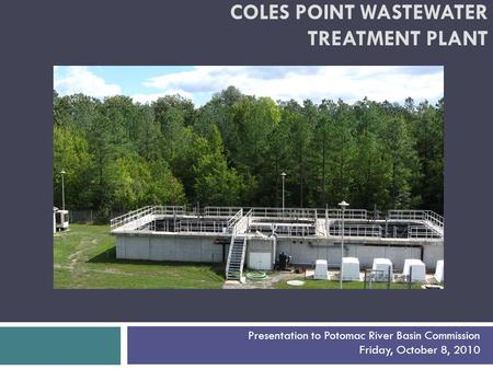 Coles Point Wastewater Treatment Plant
