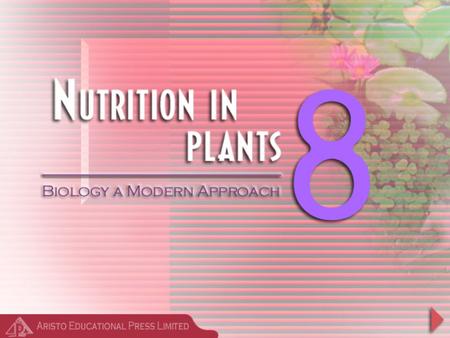 Review Question Which mode of nutrition do the green plants carry out?