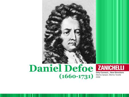 Daniel Defoe (1660-1731).