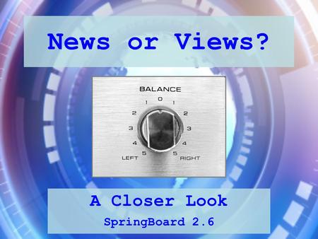 A Closer Look SpringBoard 2.6