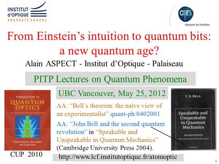 From Einstein’s intuition to quantum bits: a new quantum age?