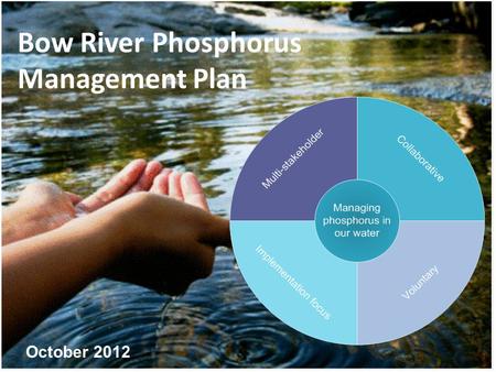 Bow River Phosphorus Management Plan October 2012.