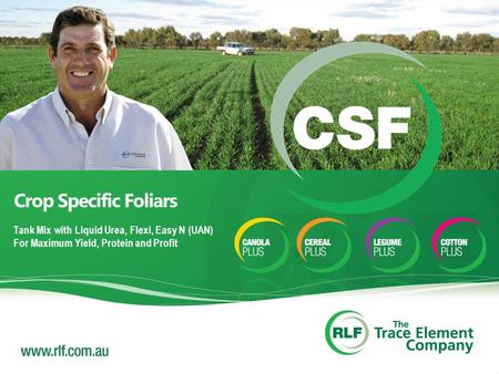 Crop Specific Foliars Tank Mix with Liquid Urea, Flexi, Easy N (UAN) For Maximum Yield, Protein and Profit.