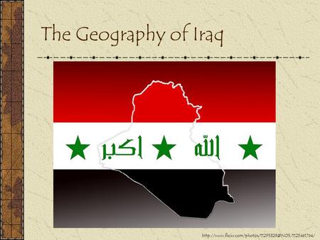 The Geography of Iraq