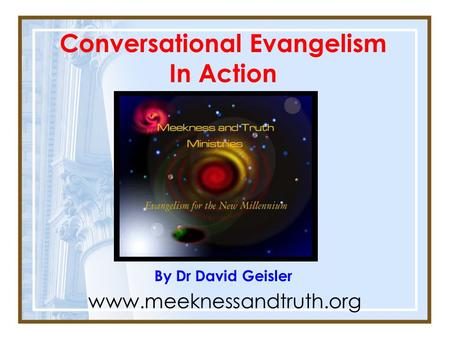 Conversational Evangelism