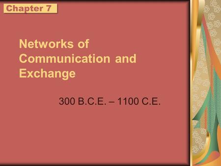 Networks of Communication and Exchange