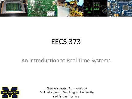 An Introduction to Real Time Systems