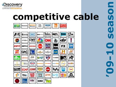 Competitive cable ’09-10 season. 1 3Q 00 Competitive Cable Overview.