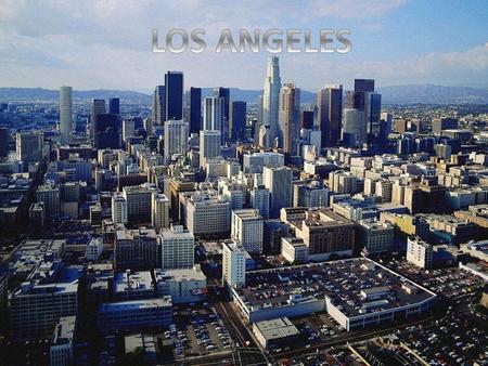 Los Angeles is the largest city in California with almost 3,900,000 people. It is a great multiethnic center with a very large Hispanic population. Los.