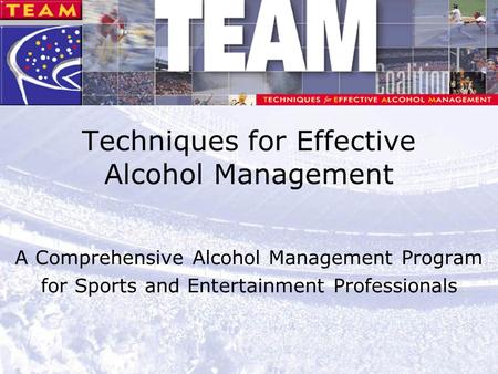 Techniques for Effective Alcohol Management