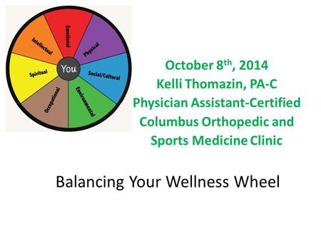 Balancing Your Wellness Wheel