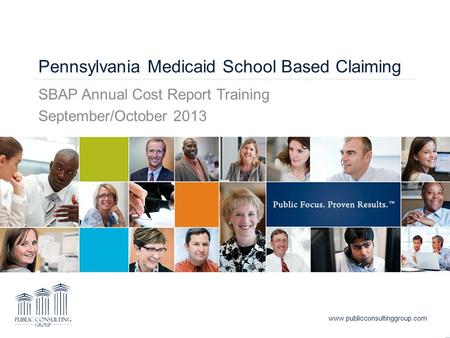 Pennsylvania Medicaid School Based Claiming
