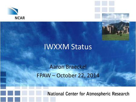 Aaron Braeckel FPAW – October 22, 2014