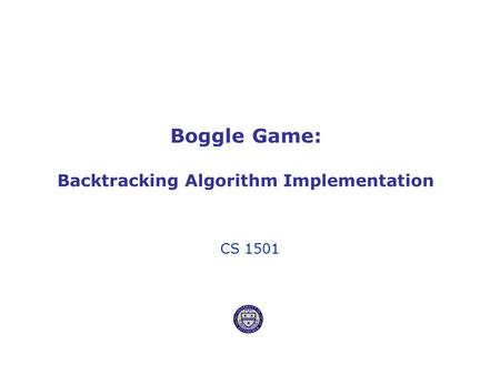Boggle Game: Backtracking Algorithm Implementation