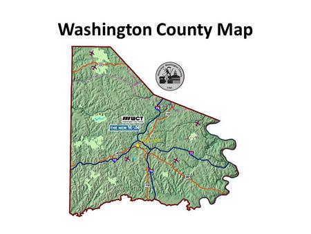 Washington County Map. 1. What is the title of this map? Washington County Pennsylvania Highway Map.