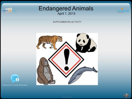 Endangered Animals April 1, 2013