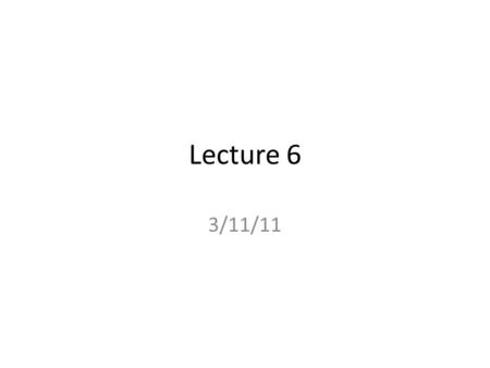 Lecture 6 3/11/11. Questions to consider: 1. How has 3M’S innovation process evolved? 2. How does Lead user research differ from more traditional types.
