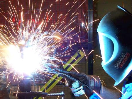 Arc Welding Mr. Lombardi Arc Welding ► ► Arc welding uses a power supply to create an electric arc between an electrode and the base material. ► ► The.