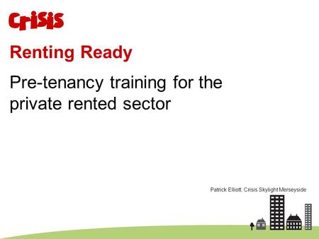 Pre-tenancy training for the private rented sector