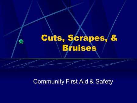Community First Aid & Safety
