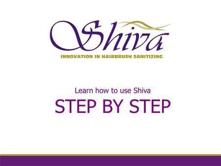 Learn how to use Shiva STEP BY STEP. Step_1 HOW TO INSTALL THE APPLIANCE YOU CAN LEAVE IT ON A COUNTER OR ON STANDS.