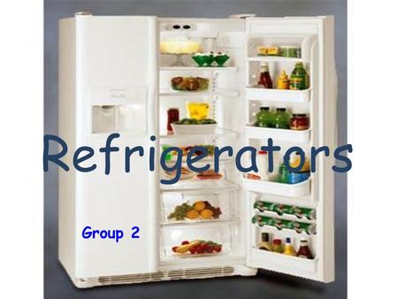 Refrigerators Group 2. Who is the inventor of the refrigerators ?