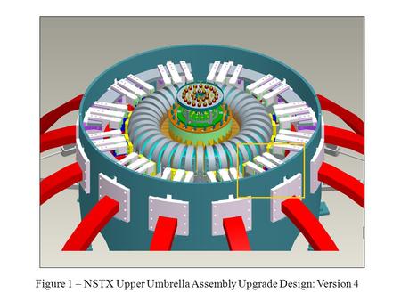 Figure 1 – NSTX Upper Umbrella Assembly Upgrade Design: Version 4.
