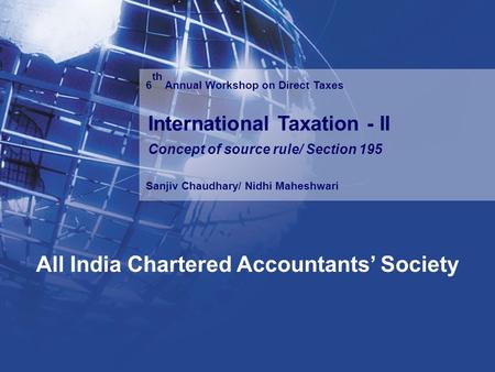 All India Chartered Accountants’ Society