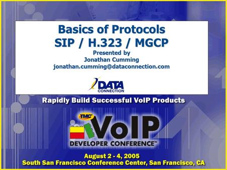 Basics of Protocols SIP / H