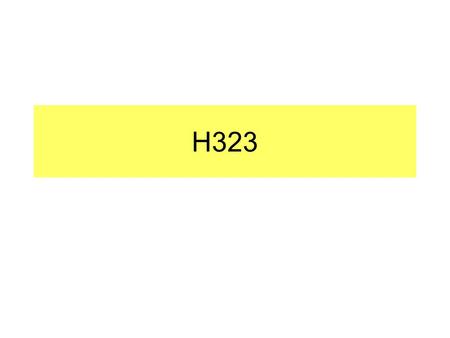 H323. Who Defined H.323? Recommendation H.323 is a standard published by the International Telecommunications Union Telecommunications Sector (ITU-T)