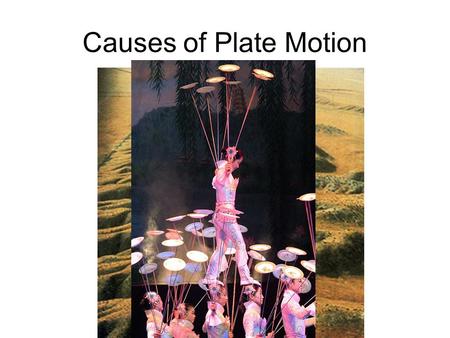 Causes of Plate Motion.