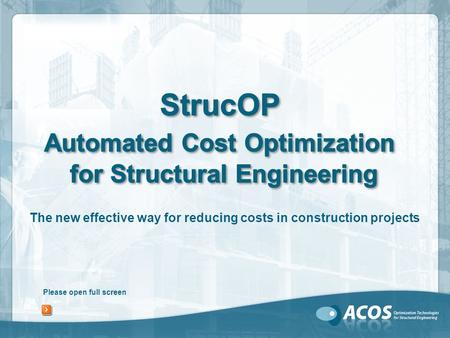 Please open full screen The new effective way for reducing costs in construction projects.
