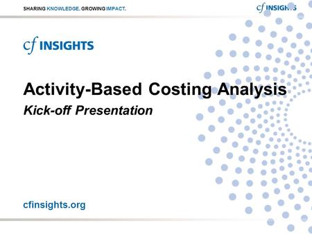 Activity-Based Costing Analysis
