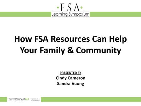 How FSA Resources Can Help Your Family & Community