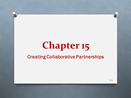 Creating Collaborative Partnerships