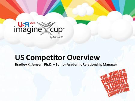 US Competitor Overview Bradley K. Jensen, Ph.D. – Senior Academic Relationship Manager.