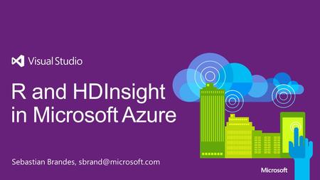 R and HDInsight in Microsoft Azure
