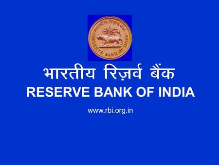 Www.rbi.org.in RESERVE BANK OF INDIA. Developments in Payment and Settlement Systems Introduction of MICR Introduction of MICR Electronic Funds Transfer.