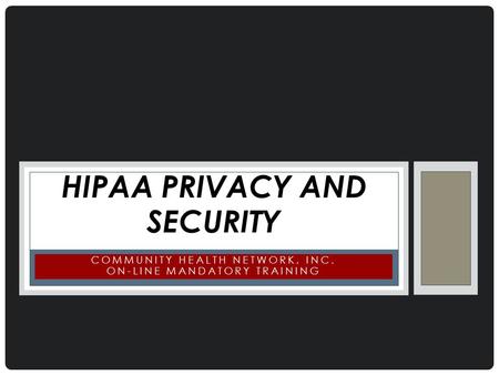 Hipaa privacy and Security
